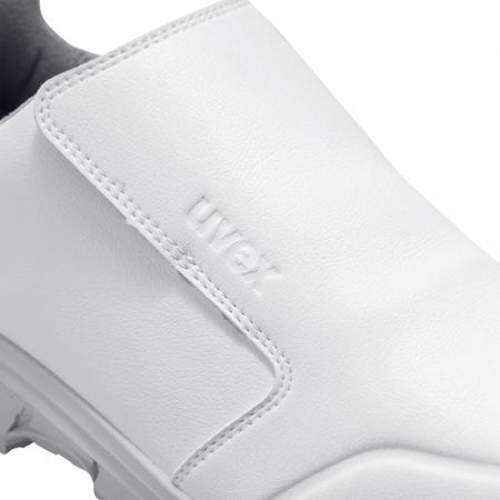 6581940 Uvex 65819 Unisex White Non Metal Toe Capped Safety Shoes, UK 6.5, EU 40