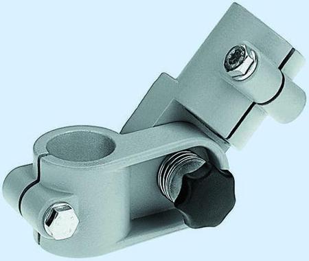 183000040200 Rose+Krieger Round Tube Hinge Clamp, strut profile 30 mm,