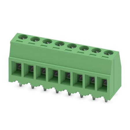 1705605 Phoenix Contact MKDSD Series PCB Terminal Block, 8-Contact, 3.81mm Pitch, Through Hole Mount, 1-Row, Screw Termination