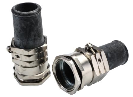 52001170-52003560 Lapp PG36 Metallic Nickel Plated Brass, IP65 Cable Gland With Locknut