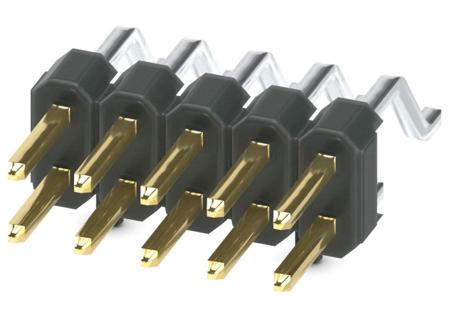 1156939 Phoenix Contact Straight Surface Pin Header, 50 Contact(s), 2.54 mm Pitch, 2 Row, Unshrouded