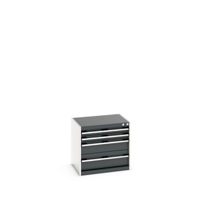 40011040.19V Bott 4 Cabinet, Steel, 600mm x 650mm x 525mm, Anthracite Grey, Light Grey