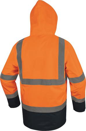 SPEEDOMPT Delta Plus SPEED Fluorescent Orange-Navy Blue Unisex Hi Vis Jacket, S