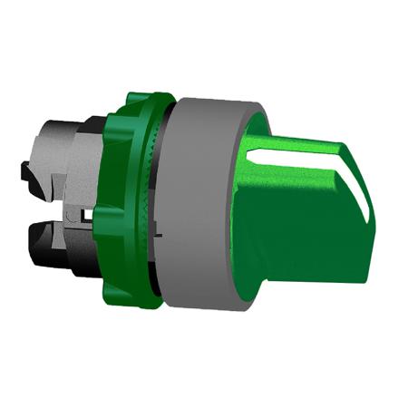 ZB5AD803C0 Schneider Electric ZB5 Series 3 Position Selector Switch Head, 22mm Cutout, Green Handle