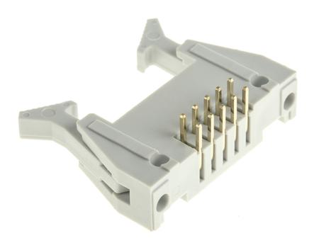 471-109 RS Pro SCP Series 2.54mm Pitch Right Angle Through Hole IDC Connector, Male, 10 Way