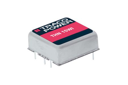THN-15-4815WI TRACOPOWER THN 15WI 15W Isolated DC-DC Converter Through Hole, Vin 18 → 75 V dc, Vout 24V dc