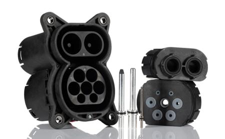 HVCOCF6ATR8SF970L0000 Amphenol Industrial, CCS2 Charging Inlet Socket, 200A 1000 V dc