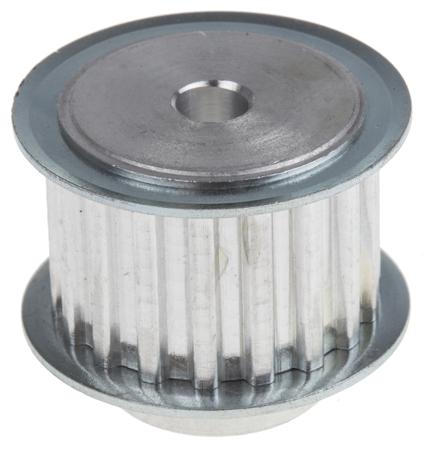 745-680 Aluminium Timing Belt Pulley, 16mm Belt Width x 5mm Pitch, 18 Tooth, Maximum Bore Dia. 16mm