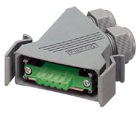 1652240 Phoenix Contact VS 5 Way Angled Screw D-sub Connector