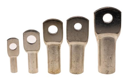 434-590 RS PRO Uninsulated Tubular Ring Terminal, Silver