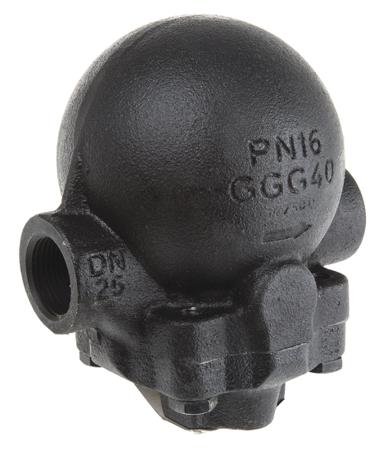 1458700 Spirax -  - Sarco 10 bar Iron Thermostatic Steam Trap, 1 in BSP Female