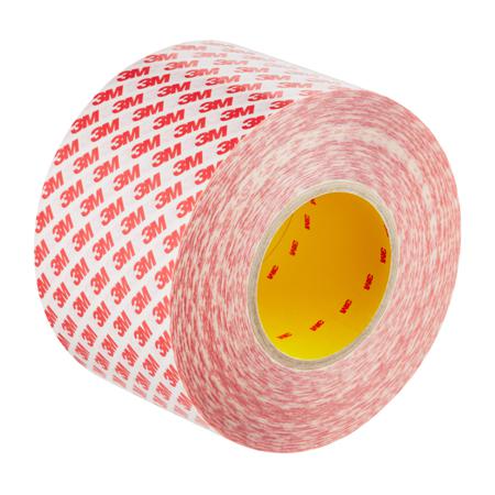 7100369845 3M GPT 020F Red, White Double Sided Tape, 0.2mm Thick, ABS - 10.9 N/cm, Glass - 11.8 N/cm, Polycarbonate - 12.3 N/cm,