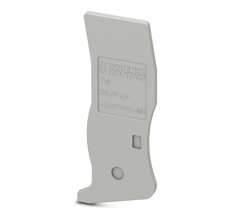 1085345 Phoenix Contact, DS-PT 2.5-QUATTRO-MT-R/500 Cover Segment for use with  for use with Terminal Blocks