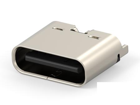 2480803-1 TE Connectivity Straight, Top Mount, Receptacle- Single Port Type C 2 USB C Connector