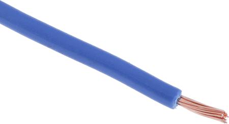 180-5959 RS PRO Blue 2.5mm² Hook Up Wire, 14 AWG, 50/0.25 mm, 100m, PVC TI3 Insulation