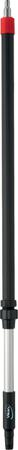 297152 Vikan Black Anodised Aluminium, Polypropylene Telescopic Brush Handle, 1.06 → 1.6m, for use with Vikan Water Brushes