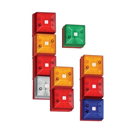 SD40-D00-B-12 Clifford & Snell LED Beacon - Flashing, Blue, Fixed, 24 V