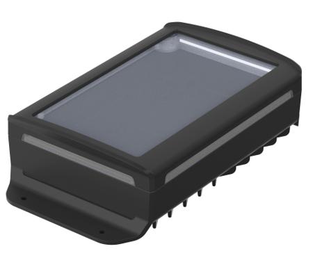 48324350-HMT2 Bopla BoVersa Series Black, Transparent Polycarbonate Desktop Enclosure, 216 x 120 x 55.5mm