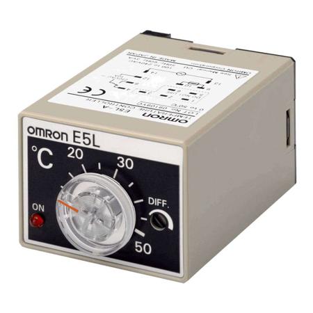 E5L-A-0-50 Omron Bi-Metallic Thermostat, +50°C Max, SPDT, Bracket Mount