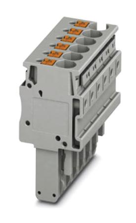 3212022 Phoenix Contact, PP-H 4/ 3, Pluggable Terminal Block, Plug, Push In Termination,