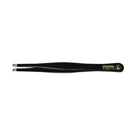 5-065-13 Bernstein 120 mm, Stainless Steel, Straight, ESD Tweezer