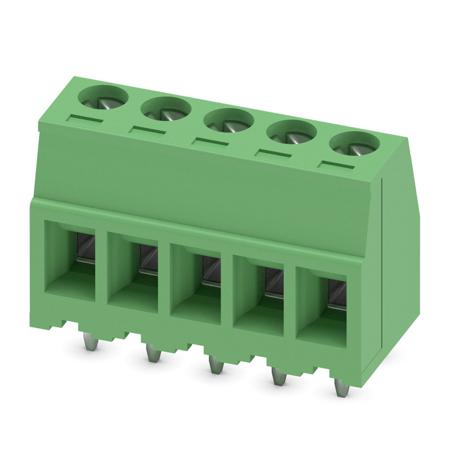 1705579 Phoenix Contact MKDSD Series PCB Terminal Block, 5-Contact, 3.81mm Pitch, Through Hole Mount, 1-Row, Screw Termination
