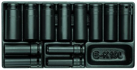 1640836 Gedore 12-Piece 1/2 in Standard Impact Socket