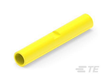 1-1377174-9 TE Connectivity SMP Yellow Insulated Spade Connector, Butt Splice Connector