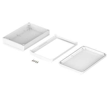 48318633-HMT1 Bopla BoVersa Series White Polycarbonate Desktop Enclosure, 287.1 x 185 x 73mm