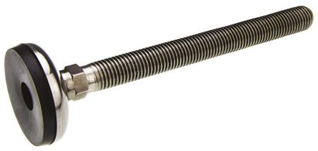 A105/013 Nu-Tech Engineering M16 Stainless Steel Adjustable Foot, 350kg Static Load Capacity 3.5° Tilt Angle