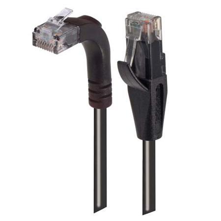 TRD695RA2BLK-30 L-ComTRD, 30ft Cat6, Black RJ45 to Male RJ45 Male, Unshielded Unshielded, Terminated PVC Sheath
