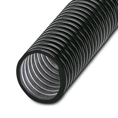 3240873 Phoenix Contact 10m Black Cable Cover in Steel, 38mm Inside dia.