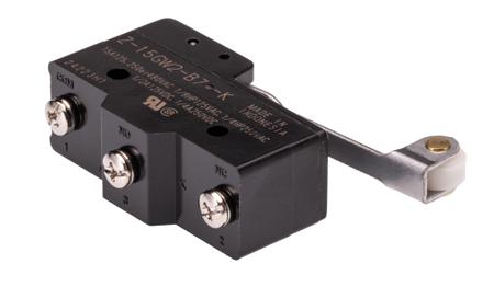 Z-15GW2-B7-K IP00 Snap Action Limit Switch Roller Lever Thermosetting Resin, NO/NC, 500V
