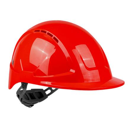 ENH00041HZ Skytec RADIUS Red Safety Helmet , Adjustable, Ventilated