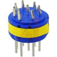 97-20-7P connector comp,insert only,size 20,blue insul,8 #16 solder cup pin contact