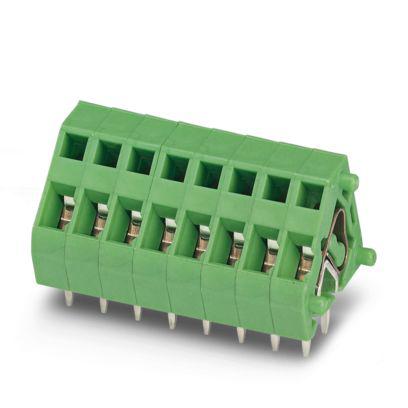 1704978 Phoenix Contact PCB Terminal Block, 1-Contact, 3.81mm Pitch, Wave Soldering, 1-Row, Push In Spring Termination