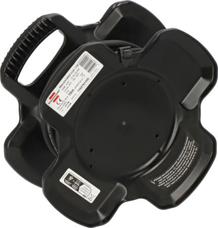 1169761100 brennenstuhl 10m 3 Socket Type E - French Cable Reel Open Reel, 230 V, IP44