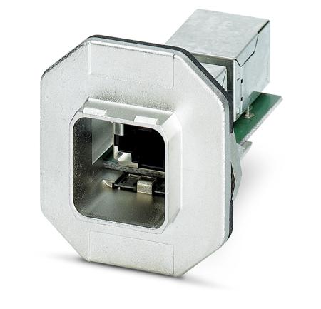 1405332 Phoenix Contact VS-PPC-F1-RJ45-MNNA-1C-FJJ Series RJ45 Panel Mounting Frame, Cat5, Unshielded