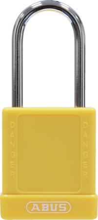 77567 ABUS Key Lock Aluminium Safety Padlock, Keyed Alike, 6.35mm Shackle, 40.08mm Body