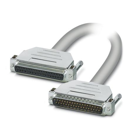 1066608 Phoenix Contact Female 37 Pin D-sub to Male 37 Pin D-sub Serial Cable, 1m