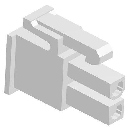 2296205-2 TE Connectivity VAL-U-LOK 2296205, 4.2mm Pitch, 2 Way, 2 Row Female Connector Housing