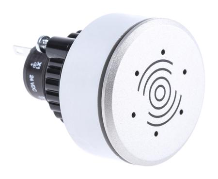 14-810.918 EAO Panel Mount Buzzer, 24 V dc, 95dB at 1 m, DC, Single-Tone