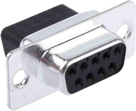 481-099 RS PRO 9 Way Cable Mount D-sub Connector Socket