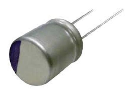 63SXE68M Panasonic 68μF Through Hole Polymer Capacitor, 63V