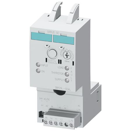 3RF2920-0GA16 Siemens SIRIUS Aditional Load Block for use with Semiconductor Relay / Contactor, 600 V