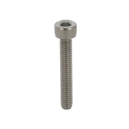 606-455 RS PRO Black Stainless Steel Hex Screw, DIN 912, M4 x 6mm