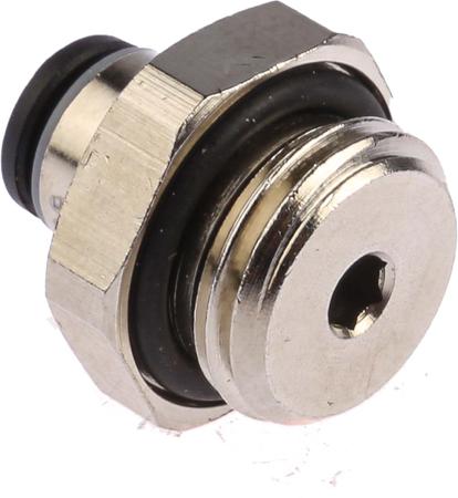 3101-04-13 Legris Pneumatic Straight Threaded-to-Tube Adapter, G 1/4 Male, Push In 4 mm