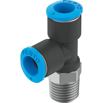 QSMTL-1-8-6 Festo QSMTL Series Push-in Fitting, R 1/8 Male to For tubing outside diameter 6 mm, Threaded-to-Tube Connection Style,