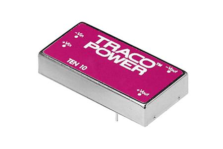 TEN-10-1221 TRACOPOWER TEN 10 10W Isolated DC-DC Converter Through Hole, Vin 9 → 18 V dc, Vout ±5V dc