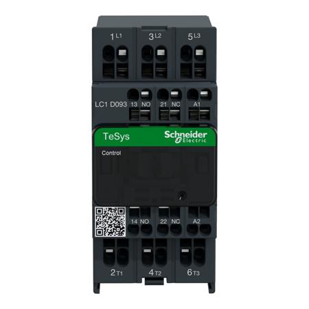 LC1D093BL Schneider Electric Tesys D LC1D 3 Pole Contactor, 3NO, 9 A, 4 kW, 24 V dc Coil